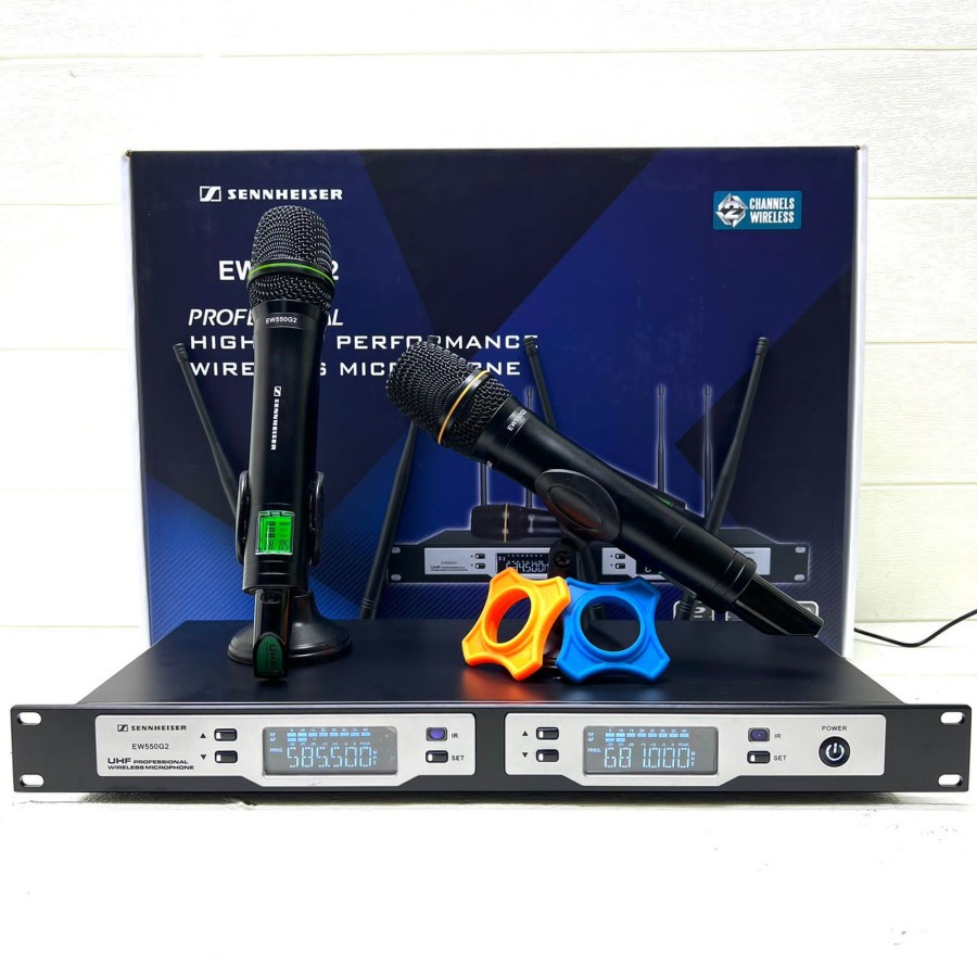 MIC WIRELESS SENNHEISER EW550 G2 EW 550 MICROPHONE HANDHELD