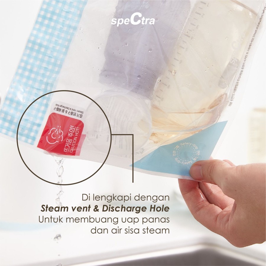 Spectra Microwave Steam Sterilizer Bags (5pcs) | Kantong Sterilizer Botol