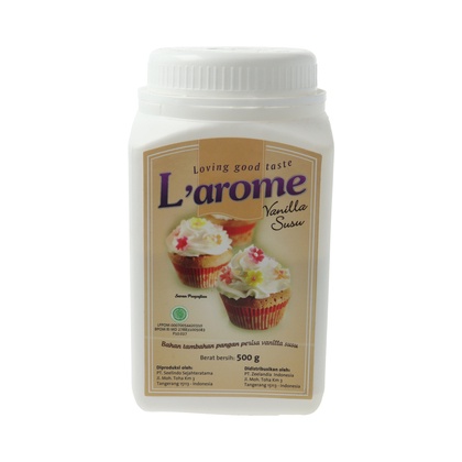 

L'Arome Vanilla Susu 500Gr Larome Perisa Bubuk Vanili Vanila