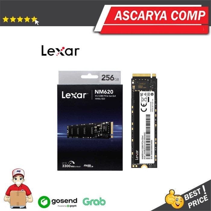 SSD LEXAR NM620 512GB M.2 2280 NVMe PCIe Gen3x4
