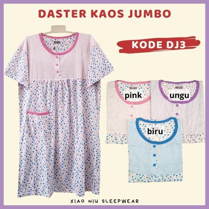 Daster Kaos Jumbo Siu Lie