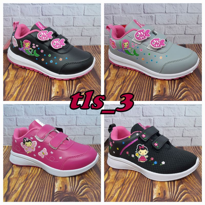 Sepatu Paud TK Ando Original 25-32 Sepatu Sneaker Anak Cewek