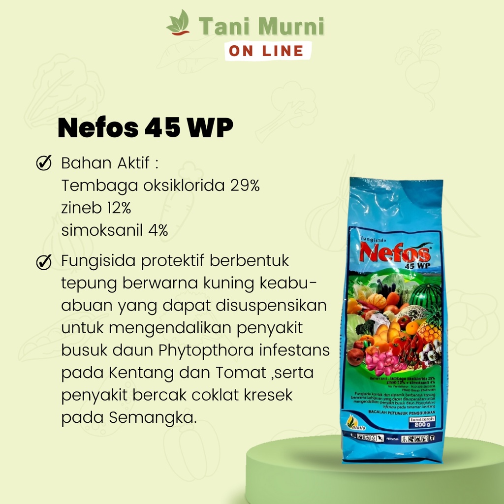 Fungisida Nefos 200 gram