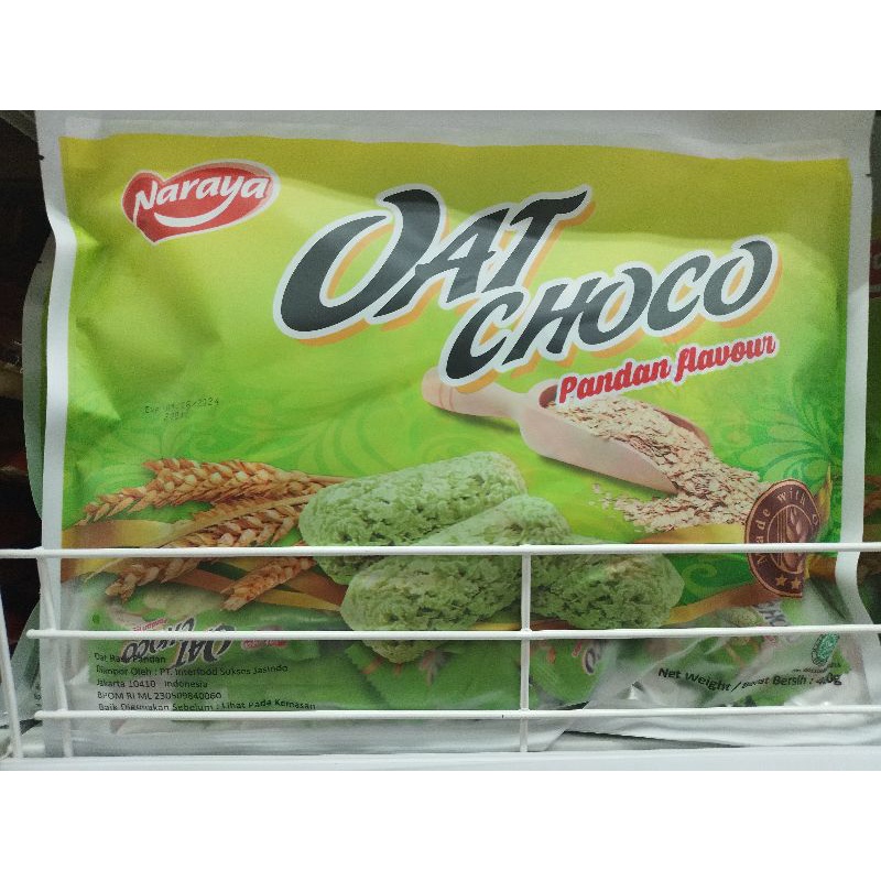 

Naraya oat choco pandan 400gr