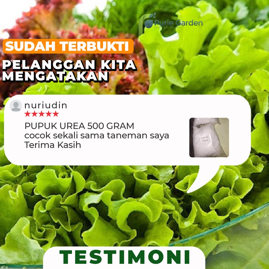 Pupuk Urea Nitrea Nonsubsidi Pupuk Sayuran Buah Tanaman Hias 500gr PG SBY