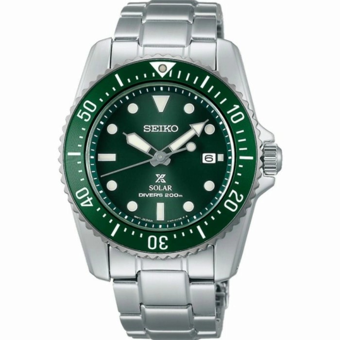 SEIKO PROSPEX SOLAR SNE583P1 GREEN DIAL DIVERS 200M SNE583