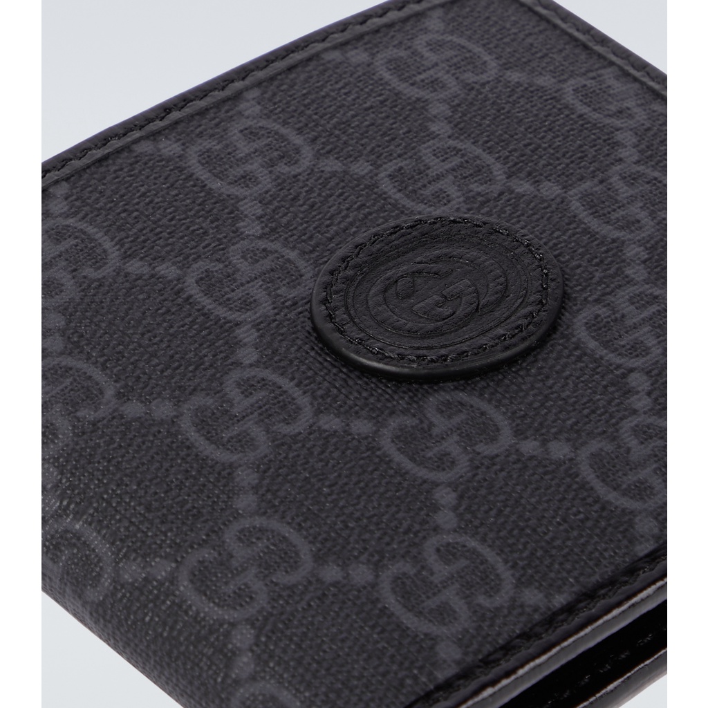 GG Supreme Stamp Wallet Black