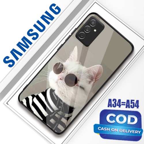 [GC10] Softcase Glass Kaca terbaru For  Samsung Galaxy  A34 5G - A54 5G 2023  [CAMERA PROTECT] Terbaru trendy  - kesing hp samsung A34 - softcase samsung  A54 - softcase hp samsung A34- silikon samsung  A54 - kesing hp murah - kesing hp samsung - case