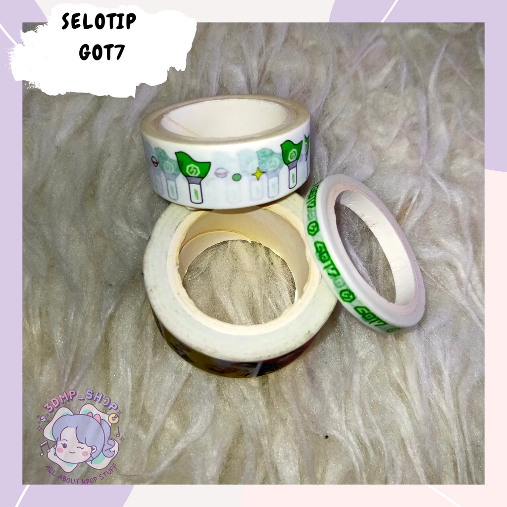 Selotip Washi tape twice seventeen got7