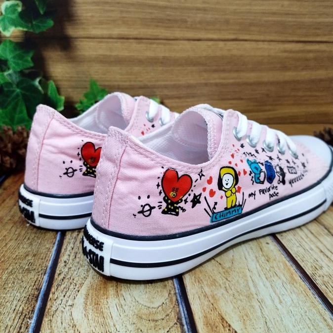 SEPATU CONVERSE ANAK PEREMPUAN MOTIF BTS 21