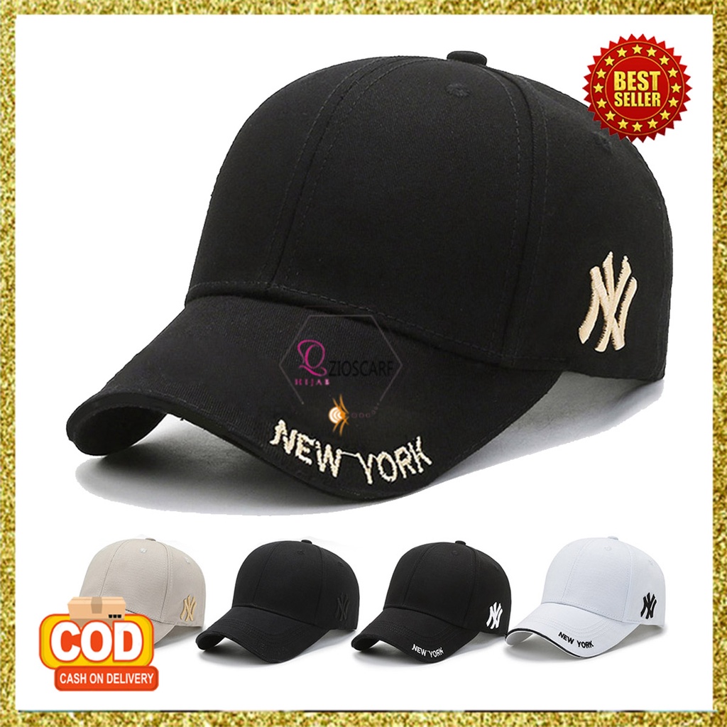 Topi Pria Wanita Baseball Distro Dewasa NY New York Bordir Snapback Sporty Kualitas Import BSAD