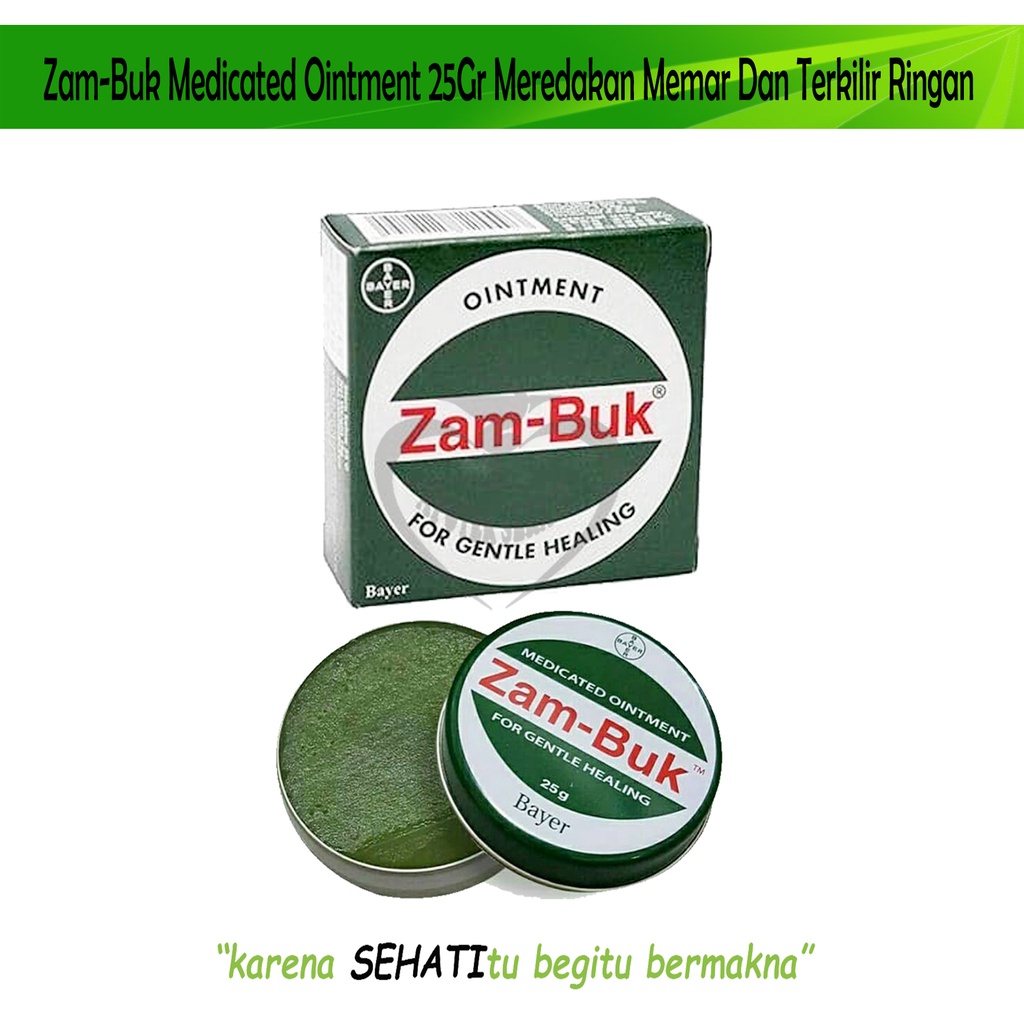 Zambuk Salep Mengobati Luka Memar Kulit Zam-Buk