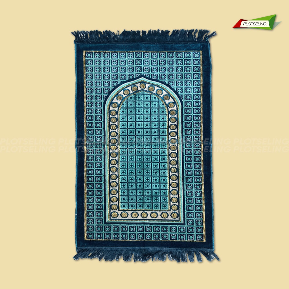 Sajadah Turkey Tebal MARHABBA Midi Ukuran 53 x 105 cm Sajadah Turki Motif Dewasa Sejadah Travel Sholat