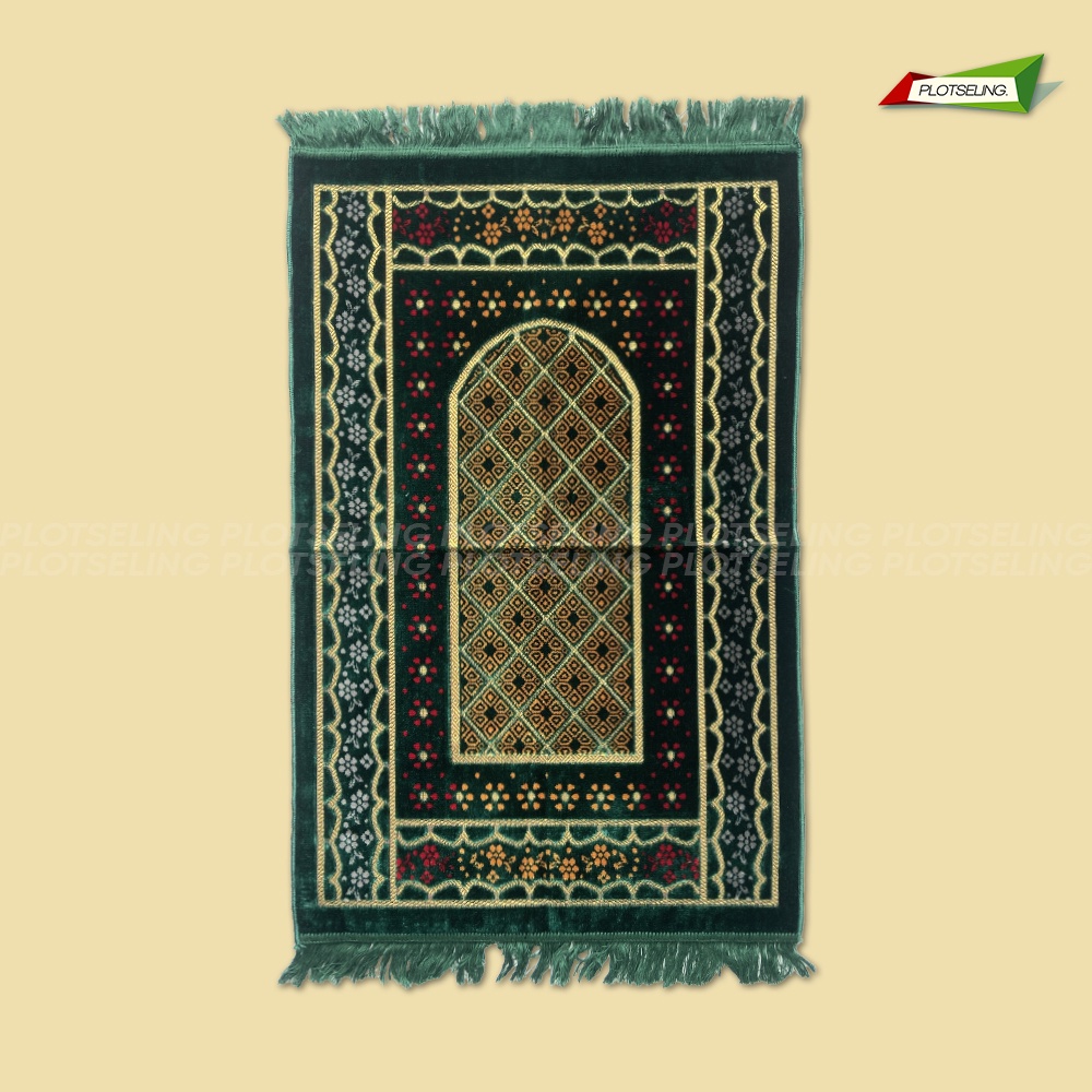 Sejadah Turkey Besar Dewasa AZAD HARMONY Ukuran 68 x 110 cm Sajadah Traveling Motif Sholat Hari Raya Sajadah Haji Umroh