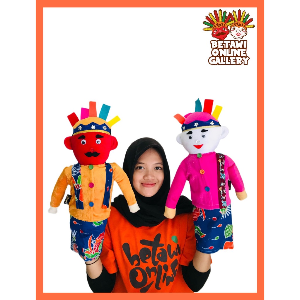 Boneka Ondel Ondel / Bantal Ondel Ondel  [ SEPASANG ]