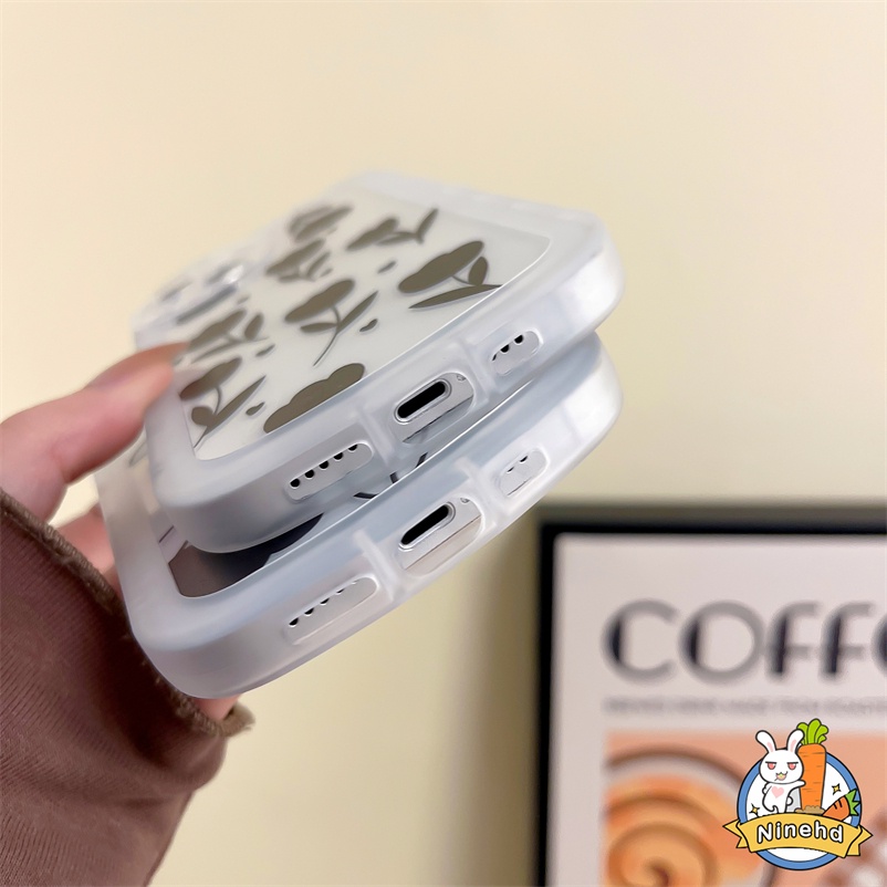 Soft Case Silikon Motif Lukisan Minyak Bunga Untuk Compatible for iPhone 14 13 12 11 Pro Max X XR XS Max SE 2020 iPhone 7Plus 8Plus 8 7 6 6s Plus Flower Oil Painting Simple Phone Case Soft Silicone All-inclusive Shockproof Phone Cover