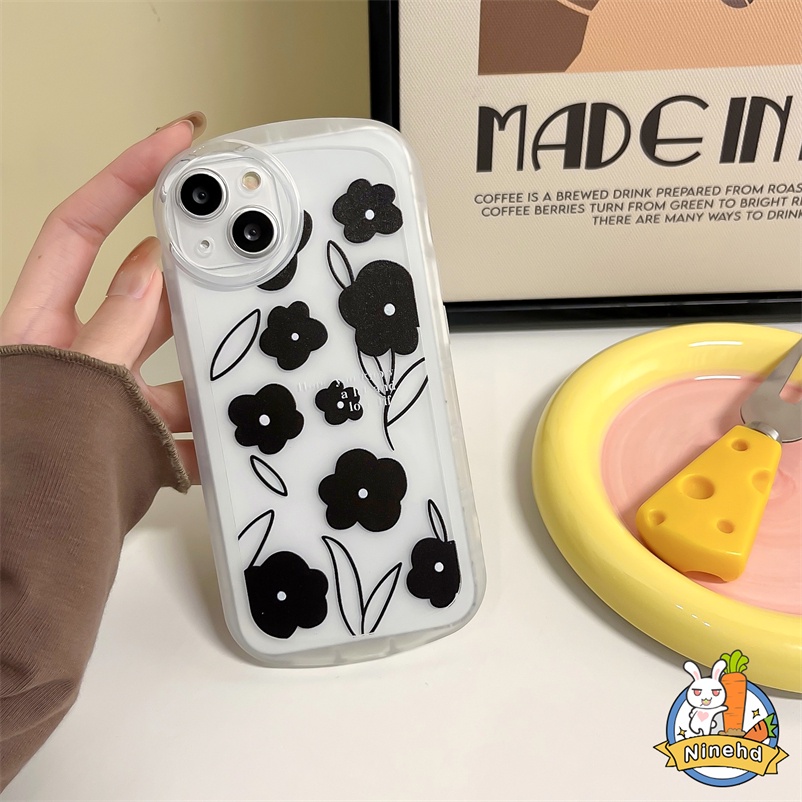 Soft Case Silikon Motif Lukisan Minyak Bunga Untuk Compatible for iPhone 14 13 12 11 Pro Max X XR XS Max SE 2020 iPhone 7Plus 8Plus 8 7 6 6s Plus Flower Oil Painting Simple Phone Case Soft Silicone All-inclusive Shockproof Phone Cover