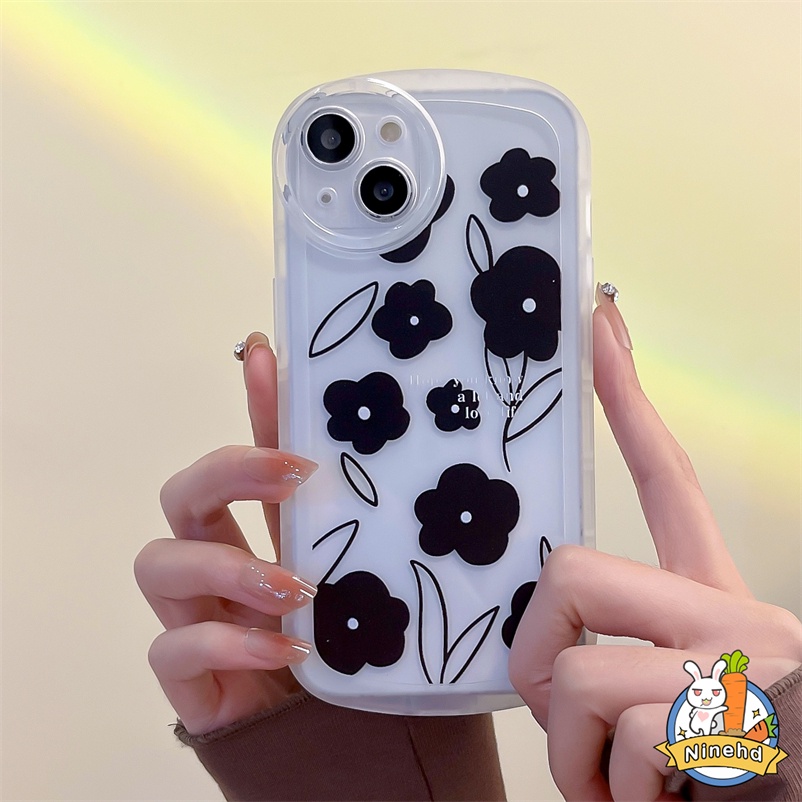 Soft Case Silikon Motif Lukisan Minyak Bunga Untuk Compatible for iPhone 14 13 12 11 Pro Max X XR XS Max SE 2020 iPhone 7Plus 8Plus 8 7 6 6s Plus Flower Oil Painting Simple Phone Case Soft Silicone All-inclusive Shockproof Phone Cover