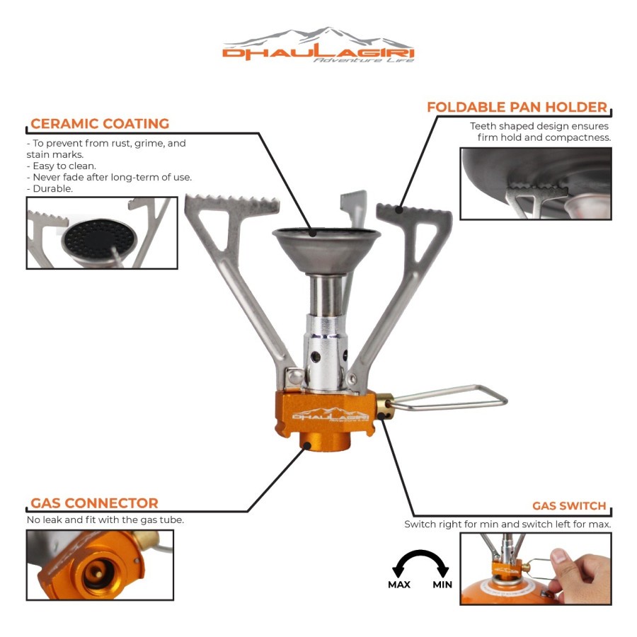 Kompor Ultralight Dhaulagiri Mini Stove M 03