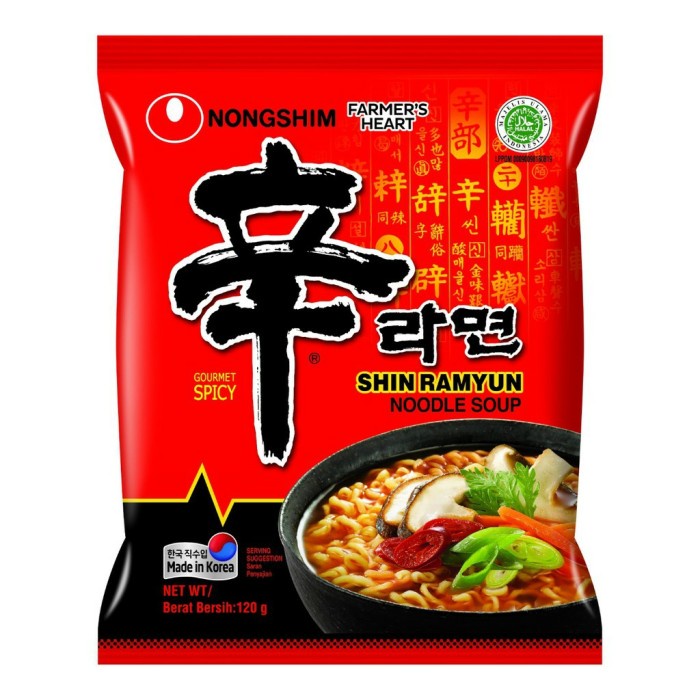 

Nongshim shin ramyun 120 gram