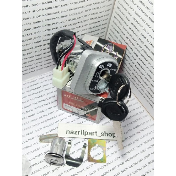 KUNCI KONTAK SET KUNCI JOK HONDA REVO FI INJEKSI REVO FIT FI