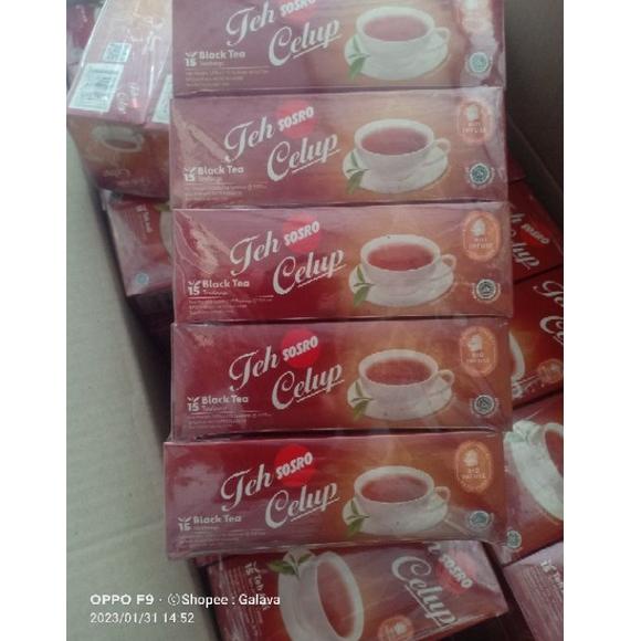 

【F⚡ASH SALE✅】 TEH CELUP SOSRO 5 PACK ISI 15TEABAGS ( TIDAK FREE TUMBLER)