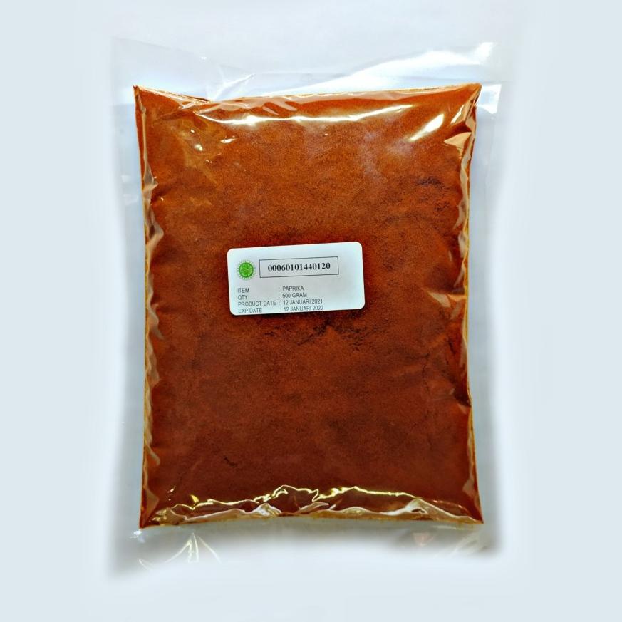 

Terbaru Paprika Bubuk/Powder 500gr Pure Asli 100%