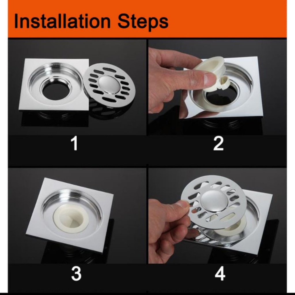 tutup air got saringan drainase kamar mandi otomatis anti kecoa serangga