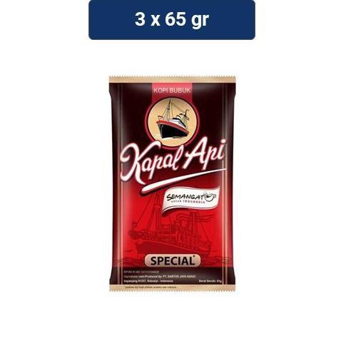 

『Perdana』 Kapal Api Special Merah Kopi 3 x 65 gr