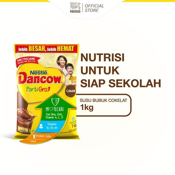 

Terbaru DANCOW Fortigro Susu Bubuk Susu Anak Coklat Pouch 1kg