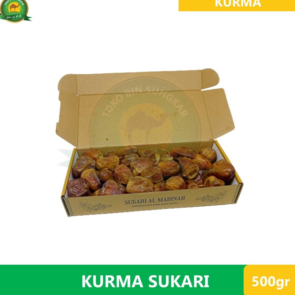 

❤[PROMO MURAH!!!]❤ Kurma Sukkari 500 Gram premium Al Qassim NR al madinah kurma sukkari sukari basah