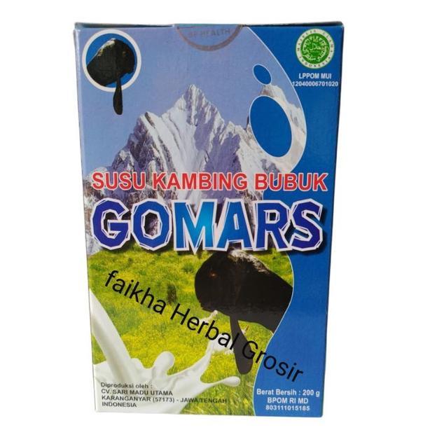 

【MEGA SALE】 Gomars Susu Kambing Ettawa kemasan Kotak