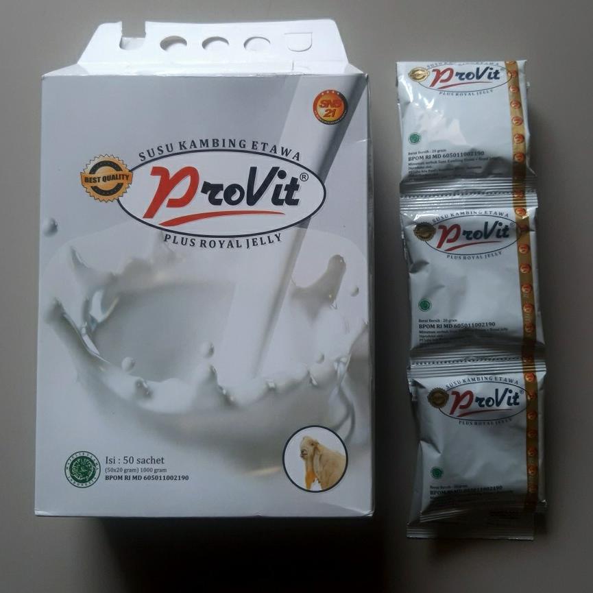 

Terbaru Susu Kambing Etawa Provit plus royal jelly, isi 25 scht