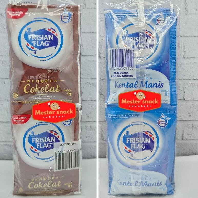 

>V44859) Susu Kental Manis Bendera Renceng (1 pack isi 6 pcs)