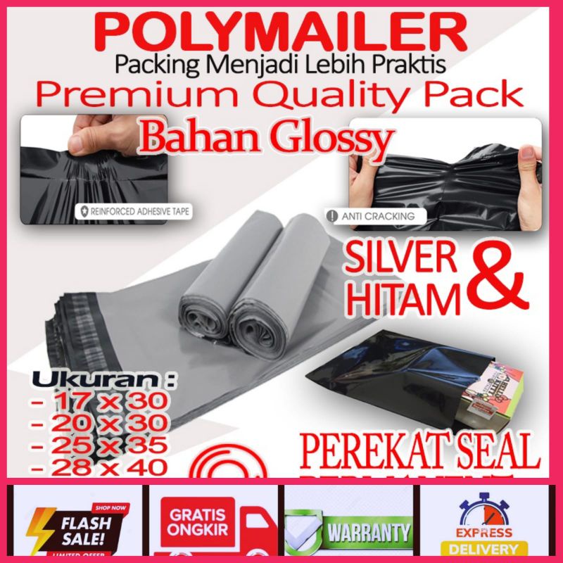 

PLASTIK PACKING POLYMAILER 17X30CM