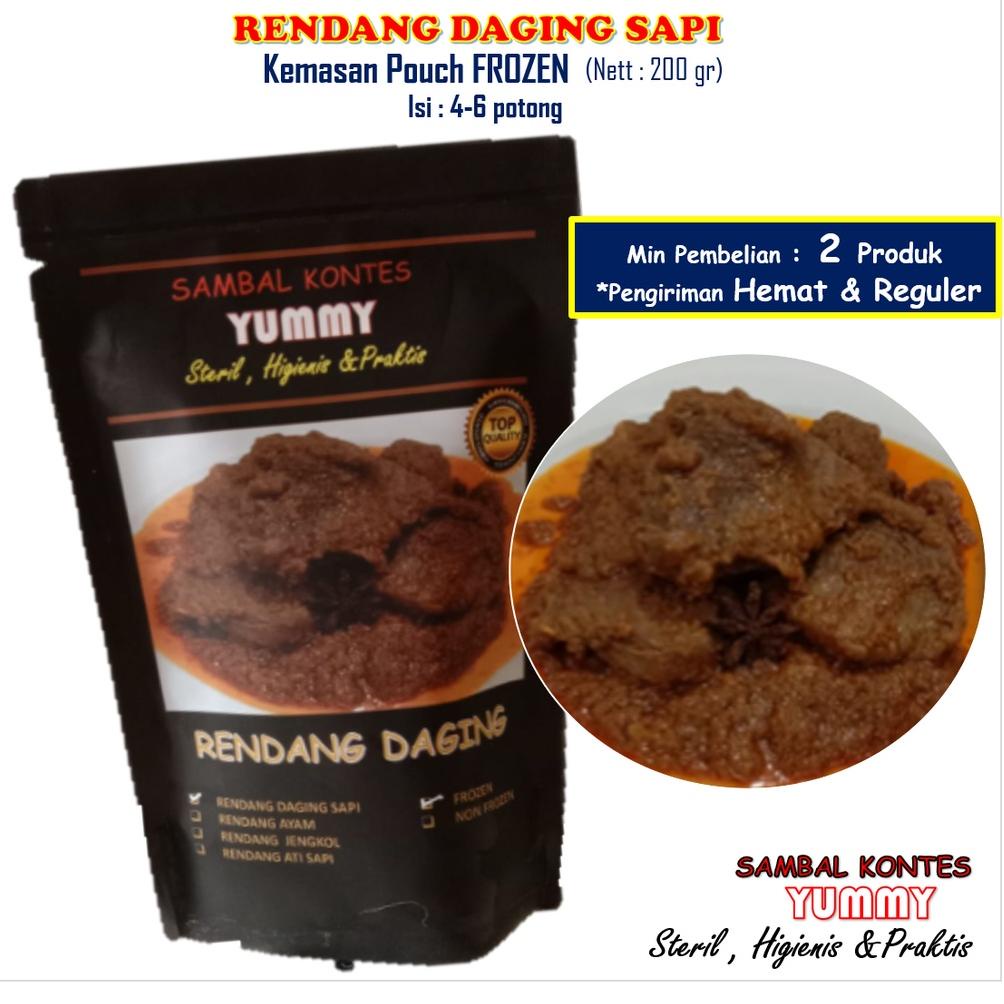 

✨11.11✨ Rendang Sapi /Rendang praktis/Rendang sapi kemasan frozen /Rendang sapi kemasan/Rendang padang/Rendang minang/Rendang semi basah