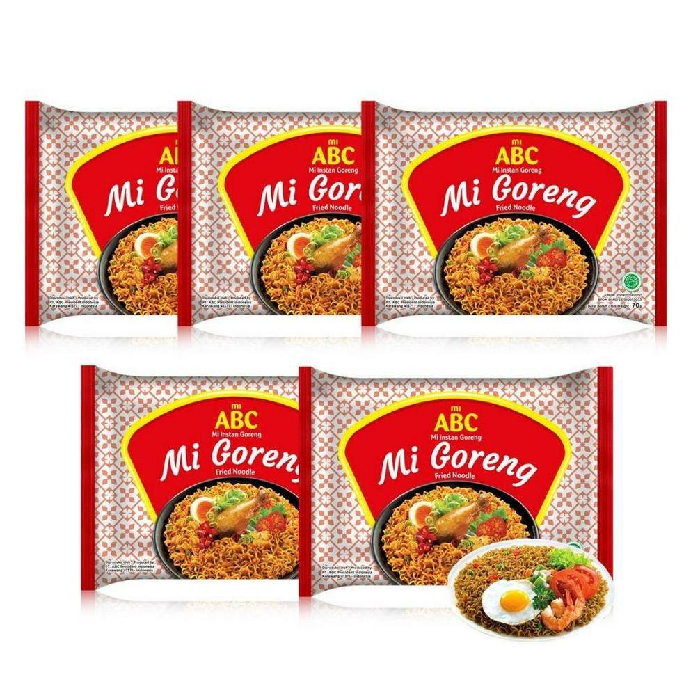 

[ SALE ] ABC Fried Mi Goreng 70 gr x 5 Pcs