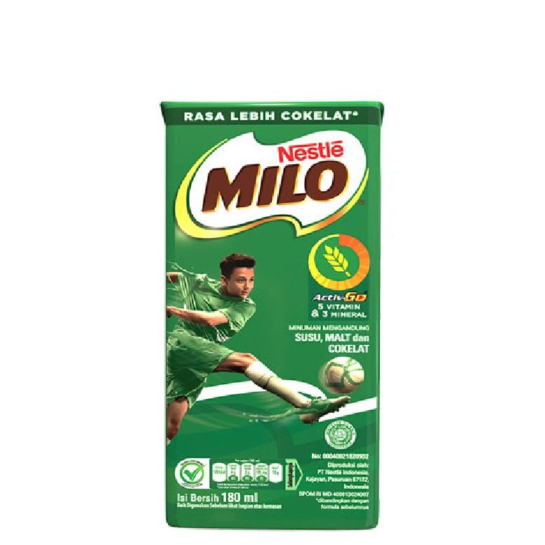 

Terbaru Nestle Milo Activ-Go UHT Susu Rasa Coklat 6 x 180 ml