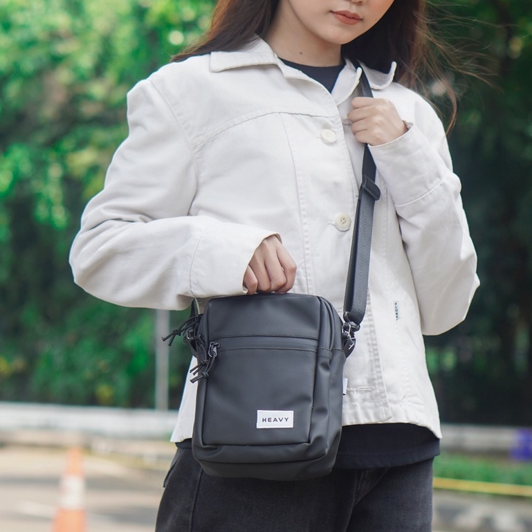 Tas Selempang Heavy Waterproof ALESHA Premium  - Slingbag Pria Heavy