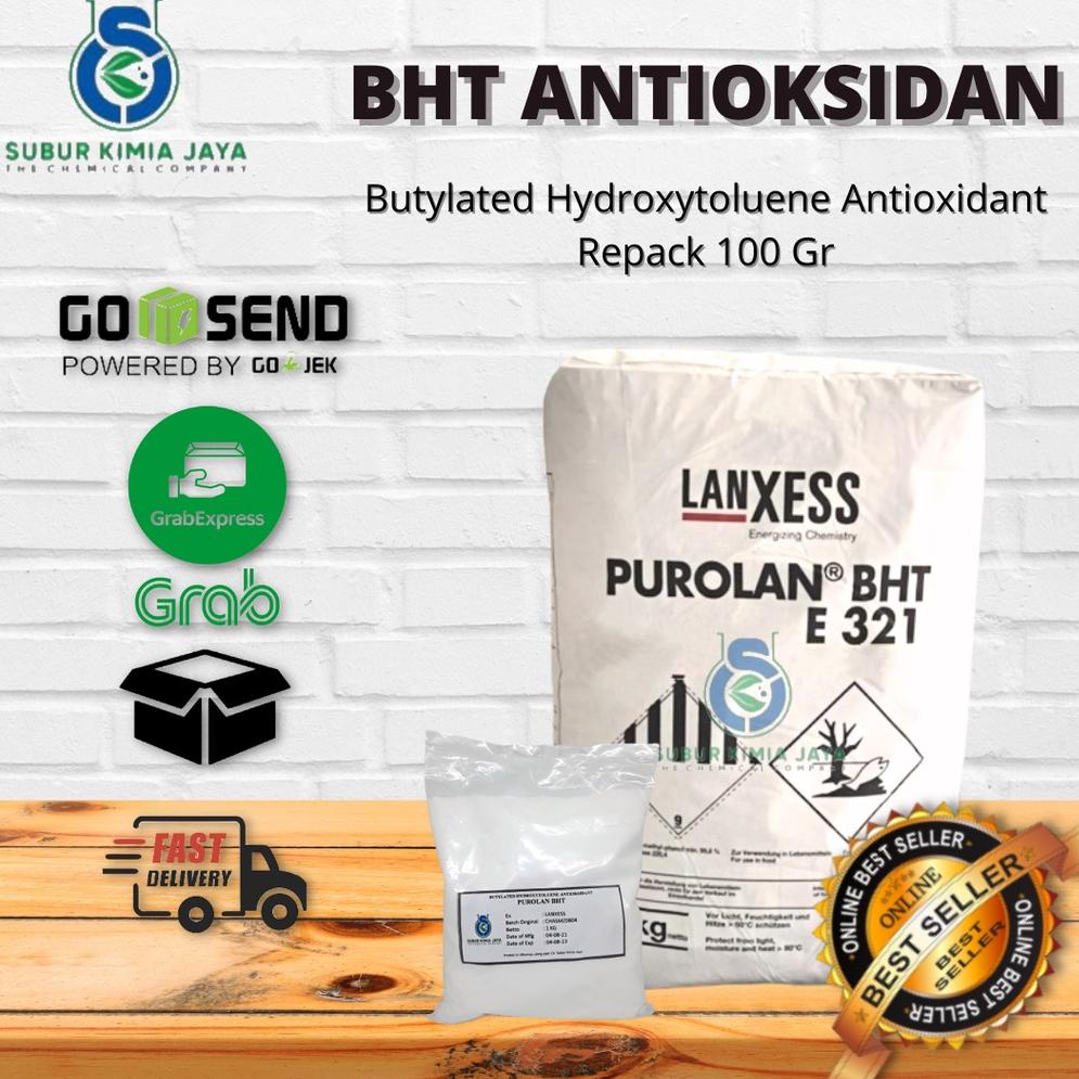 

✔✔SALE✔✔ BHT ANTIOXIDANT / Butylated Hydroxytoluene Antioksidan / BHT Anti Tengik Minyak 100 gram