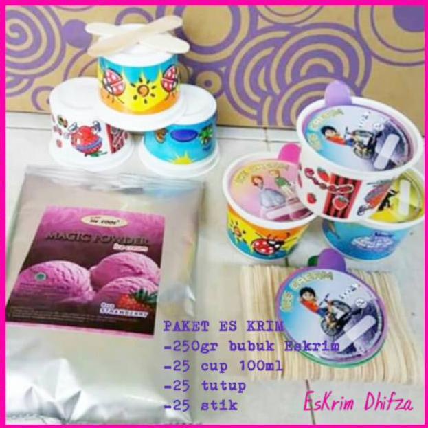 

9.9 BRANDS FESTIVAL PAKET ES KRIM MRCOOL 250gr CUP PRINTING 100ml/BUBUK ICE CREAM