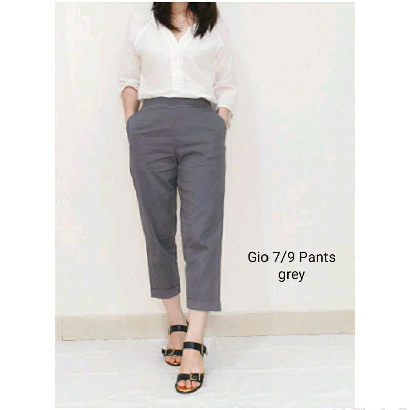 Celana 7/9 Wanita Katun Twill Strecht Gio Pants