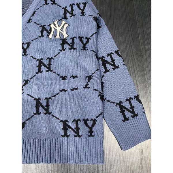 CREWNECK KARDIGAN YANKESS MLB BLUE FULL TAG LABEL