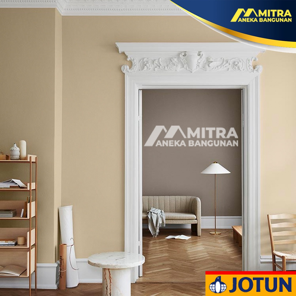 CAT TEMBOK JOTUN INTERIOR EKSTERIOR WARNA HUMBLE YELLOW 11173 / BEIGE CREAM COKLAT