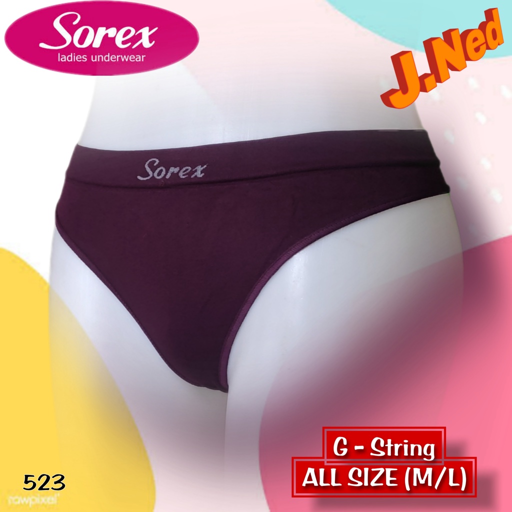 J523 CELANA DALAM GSTRING SOREX RAJUT FREESIZE