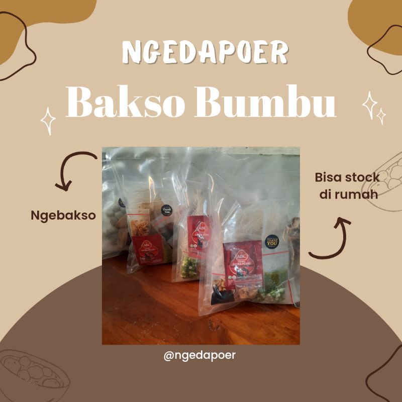 

Bakso Bumbu Sedang / Bakso kuah Instan / Homemade