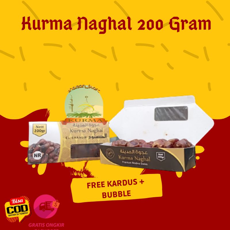 

[ COD ] Kurma Saad Naghal 200 Gram Box Exclusive / Kurma Neghal / Kurma Murah / Oleh Oleh Haji Umroh