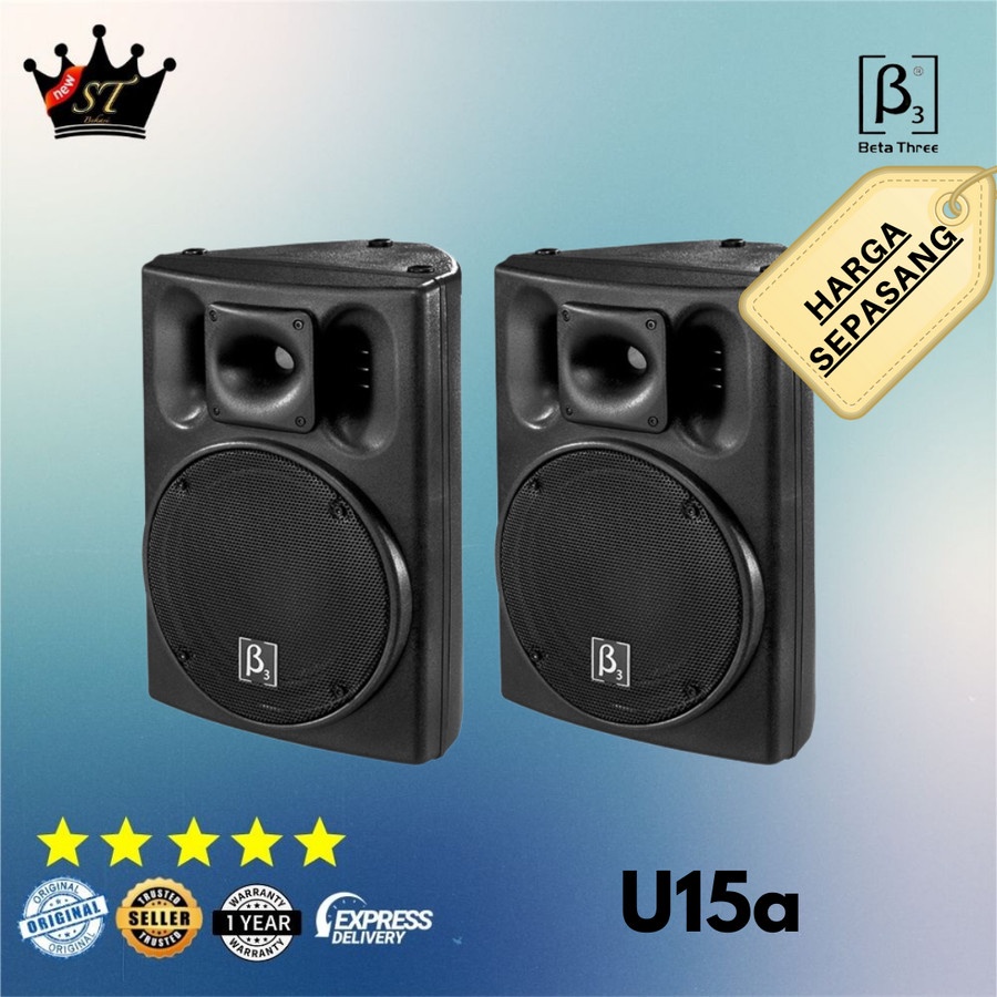 Beta 3 U15A U15 U 15 A Beta 3 B3 Speaker 15 in 2 Way Full Range Aktif