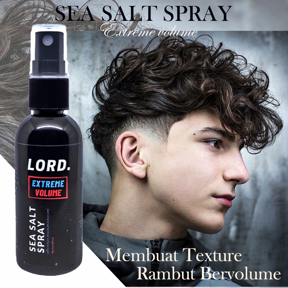 Hair Spray Texturizing Hold dan Bervolume Tahan lama Aroma Parfum 60ml Ekstrak Essential Oil Aloe Vera