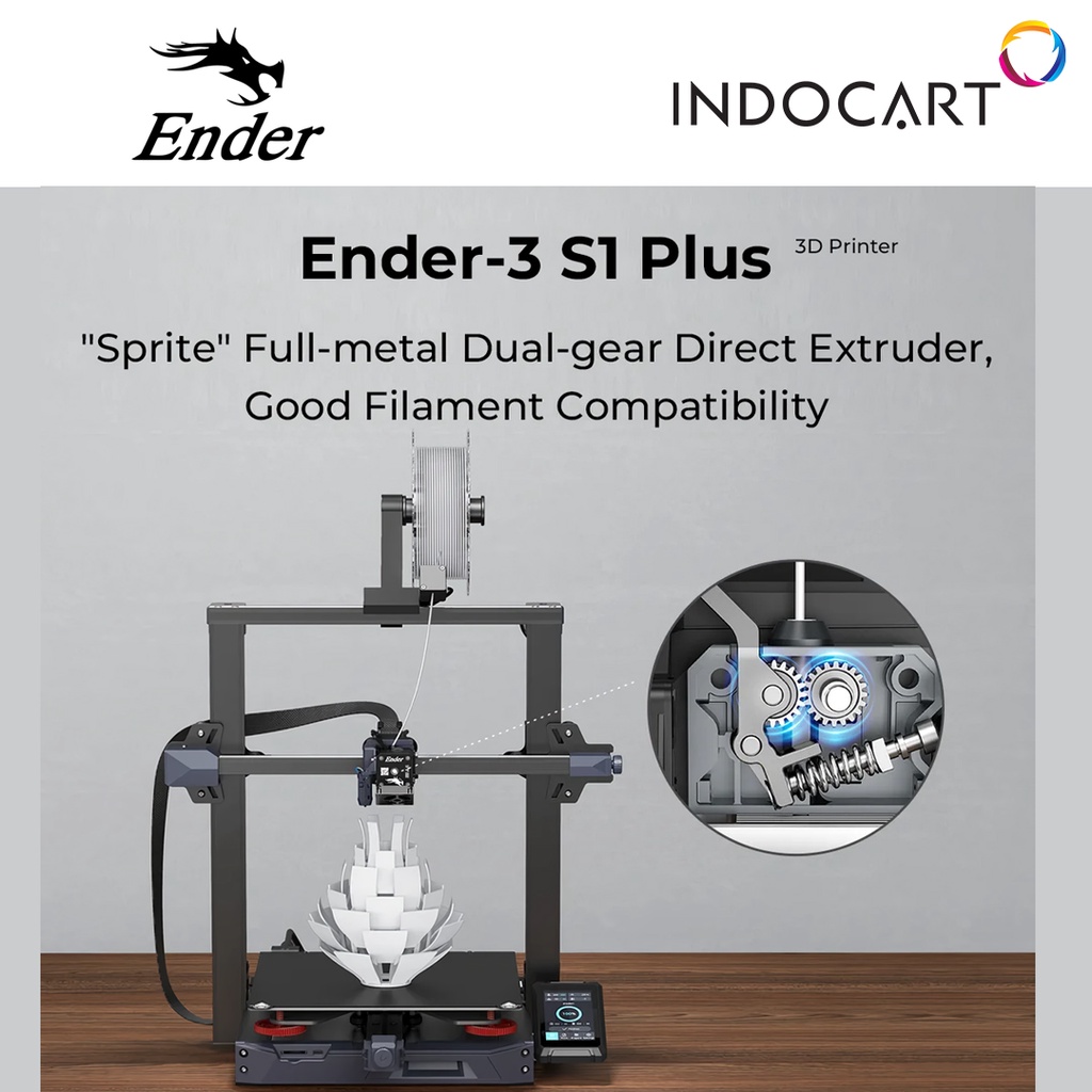 3D Printer Unit Creality Ender 3 S1 PLUS Versi Terbaru Garansi Resmi